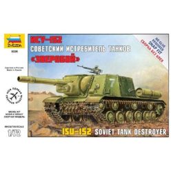   Zvezda Self Propelled Gun ISU-152  1:72 makett harcjármű (5026)