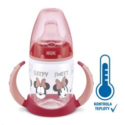   Baba tanuló itatópohár NUK Disney Mickey hőmérséklet jelzővel 150 ml piros *
