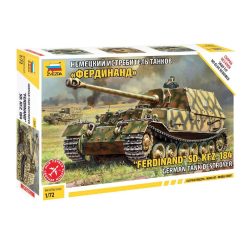   Zvezda Sd.Kfz.184 Ferdinand Tiger German Tank Destroyer 1:72 makett harcjármű (5041)