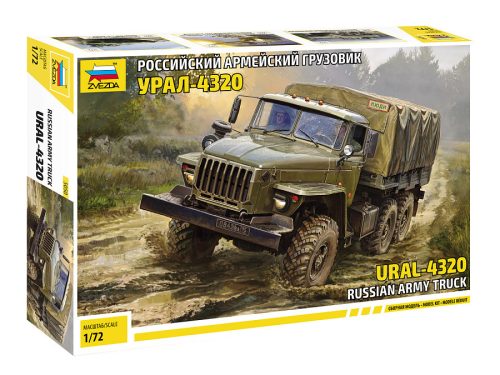 Zvezda URAL-4320 Truck 1:72 makett harcjármű (5050)