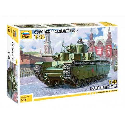 Zvezda Soviet Heavy Tank T-35  1:72 makett harcjármű (5061)