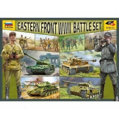   Zvezda Battle Set: Eastern Front WWII  1:72 makett harcjármű (5203)