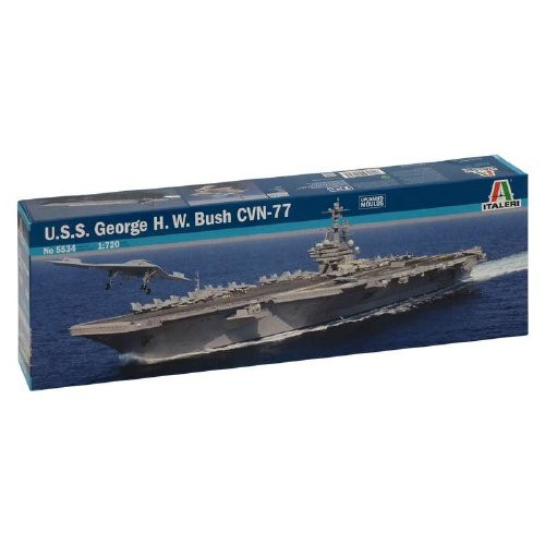 Italeri U.S.S. GEORGE H.W.BUSH CVN 77  1:720 makett hajó (5534)