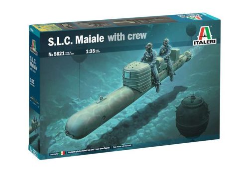 Italeri S.L.C. Maiale with crew  1:35 makett tengeralattjáró (5621s)