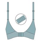 Carriwell Gélmerevítős szoptatós melltartó (XL méret) - Fehér