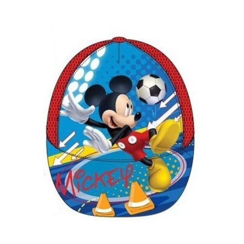 Disney Mickey gyerek baseball sapka, 54 cm, piros, Mickey focizik