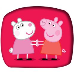   Peppa Pig párna, formapárna, díszpárna 39*30 cm Két jóbarát