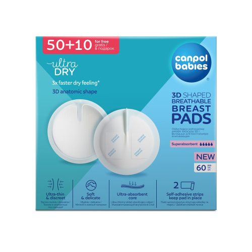 Canpol Babies EasyStart Öntapadós eldobható melltartóbetét - 60 db