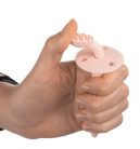 Canpol Babies Szilikonos fogkefe rágókával - Rózsaszín