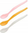 Canpol Babies Műanyag kanál az első etetéshez (3db) 4h+ - Rózsaszín