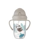 Canpol Babies Cseppmentes szívószálas itatópohár nehezékkel  270 ml (6h+) - Lajhár