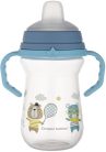 Canpol Babies Bonjour Paris Itatópohár szilikonos ivócsőrrel  250 ml (6h+) - Kék