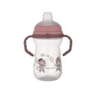 Canpol Babies Bonjour Paris Itatópohár szilikonos ivócsőrrel  250 ml (6h+) - Bordó