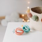 Canpol Babies Szenzorikus szilikon rágóka - Eper - narancssárga