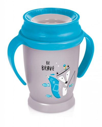 Lovi Buddy 360° itatópohár Drink Master 250ml Be Brave (9hó+)