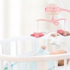 Canpol Babies Elektromos zenélő forgó vetítővel - Rózsaszín