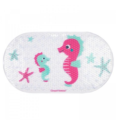Canpol Babies Love&Sea Csúszásgátló alátét kádba - Rózsaszín