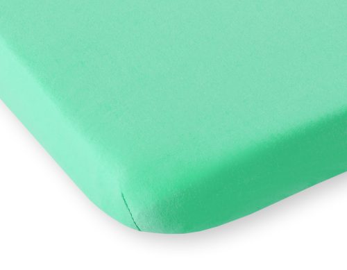 BabyLion Prémium Gumis Jersey lepedő - (60x120) - Menta