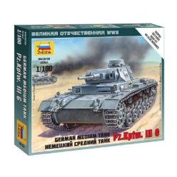   Zvezda German Tank Panzer III  1:100 makett harcjármű (6119)