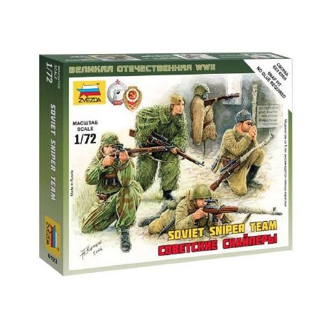Zvezda Soviet Snipers  makett figura 1:72 (6193)