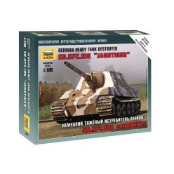   Zvezda Sd. Kfz. 186 Jagdtiger Military small sets  1:100 makett harcjármű (6206)