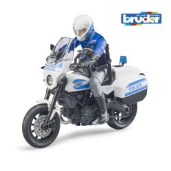   Bruder bworld Scrambler Ducati rendőrmotor rendőrrel (62731)