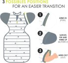 BBlüv Sleep swaddle me 3in1 babapólya - M méret