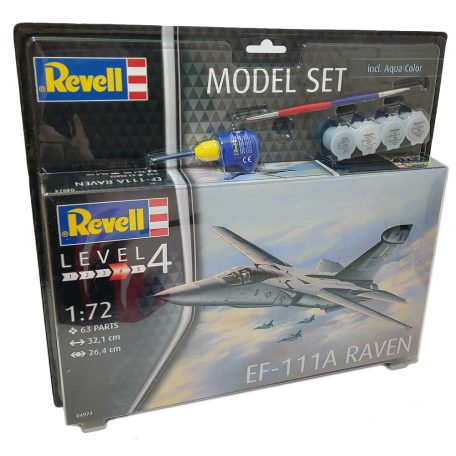 Revell EF-111A Raven  1:72 makett készlet festékkel és kiegészítőkkel (64974)