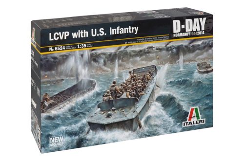 Italeri LCVP with US Infantry  1:35 makett hajó (6524s)