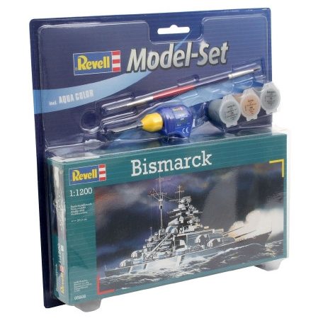 Revell Bismarck  1:1200 makett készlet festékkel és kiegészítőkkel (65802)