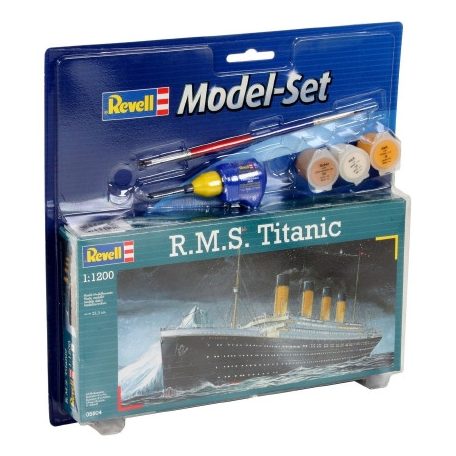 Revell R.M.S. Titanic  1:1200 makett készlet festékkel és kiegészítőkkel (65804)