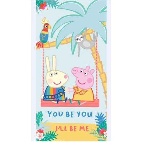 Peppa malac fürdőlepedő strand törölköző 70 x 140 cm You be you, I'll be me