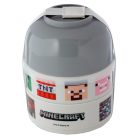 Kerek Bento Doboz Szett, Emeletes - Minecraft Skinek