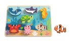 Tooky Toys 3D Fapuzzle (8 db-os) - Tengeri kisállatkák 