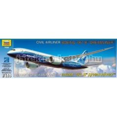   Zvezda Boeing 787 Dreamliner makett  1:144 makett repülő (7008)