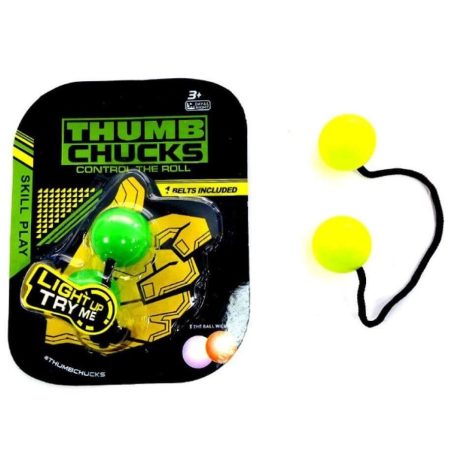 Thumb Chucks zsonglőrjáték, Fidget ball, sárga