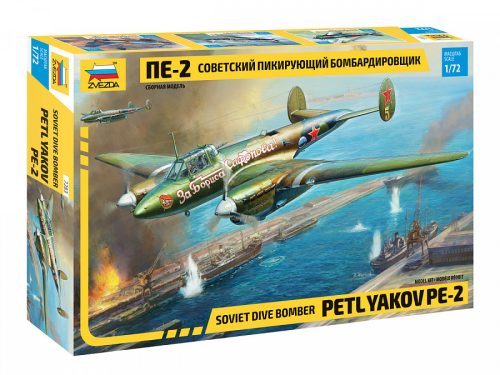 Zvezda Petlyakov Pe-2  1:72 makett harcjármű (7283)