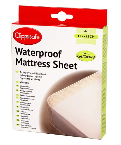 Clippasafe Matracvédő lepedő vízhatlan 122x91cm 35/1
