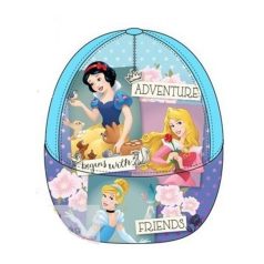   Disney Princess, Hercegnők gyerek baseball sapka, 54 cm, világoskék, Kaland és barátság
