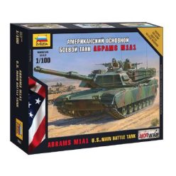   Zvezda Abrams M1 A1 Mini kits Modern  1:100 makett harcjármű (7405)