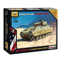   Zvezda Bradley Mini-kits modern  1:100 makett harcjármű (7406)