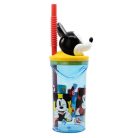 Disney Mickey Fun-Tastic 3D Figurine szívószálas pohár 360 ml