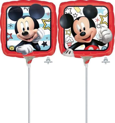 Disney Mickey mini fólia lufi Roadster 22 cm