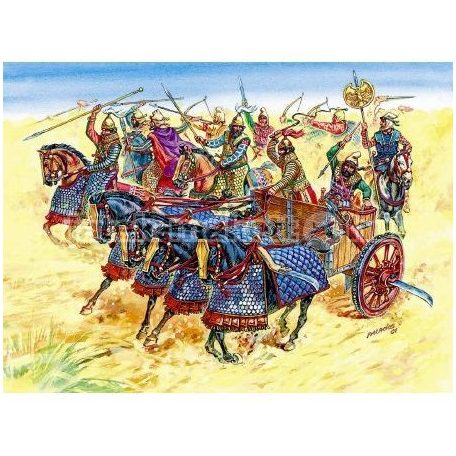 Zvezda Persian Chariot and Cavalry makett figura 1:72 (8008)