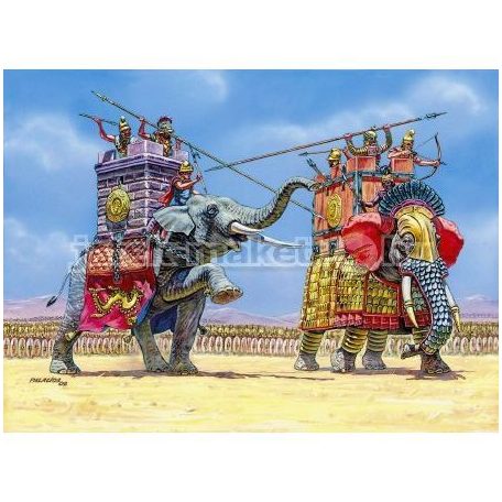 Zvezda War Elephants  makett figura 1:72 (8011)