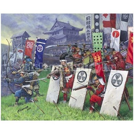 Zvezda Samuray Infantry makett figura 1:72 (8017)