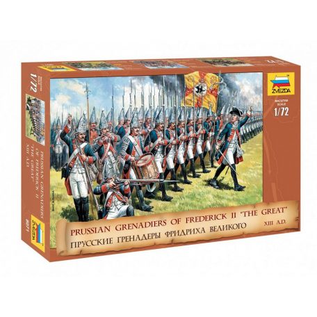 Zvezda Prussian Grenadiers (Frederick II. the Great) 1:72 (8071)