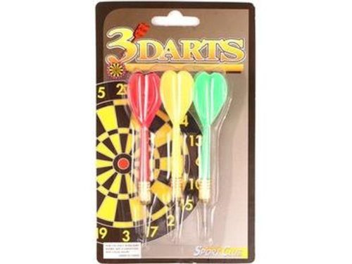 Darts fémhegyű dobónyíl 3 darabos készlet