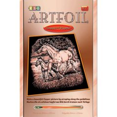 Mammut Ló csikóval, Réz képkarcoló (8270613)