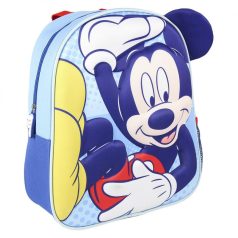   Disney Mickey Prémium 3 D hátizsák, táska applikációval 26 x 31 x 10 cm